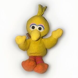 1997 Tyco Sesame Street Beans 8" - BIG BIRD - Plush New With Tags Rare